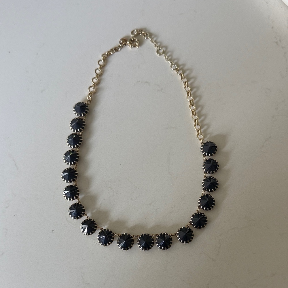 J. Crew Blue and Gold Necklace - Picture 3 of 6